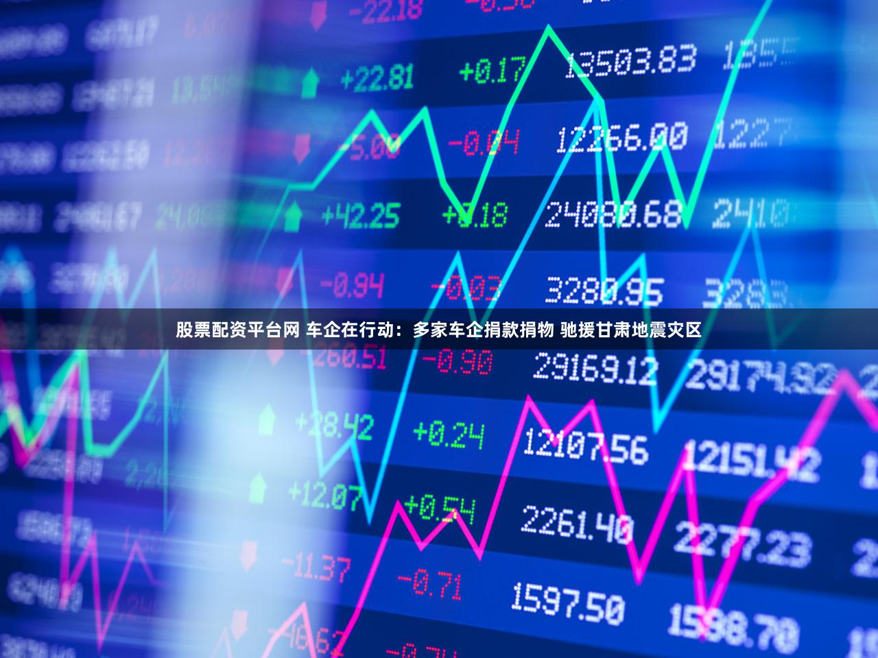 股票配资平台网 车企在行动：多家车企捐款捐物 驰援甘肃地震灾区