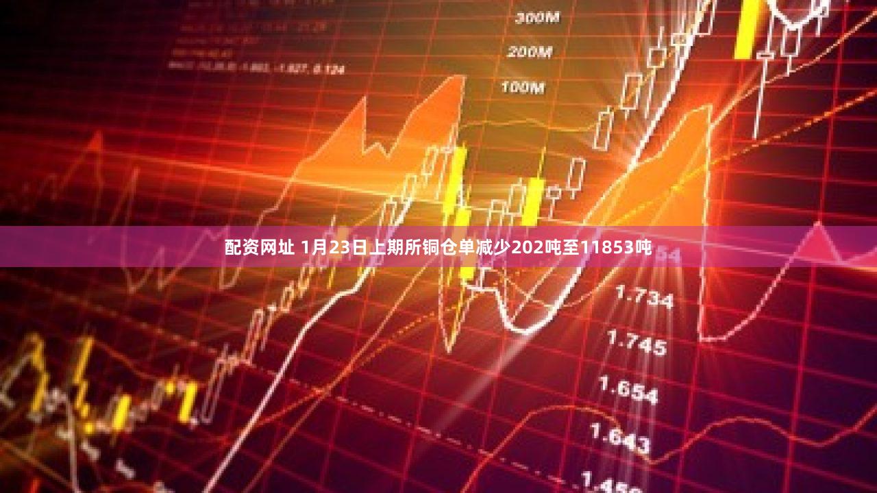 配资网址 1月23日上期所铜仓单减少202吨至11853吨