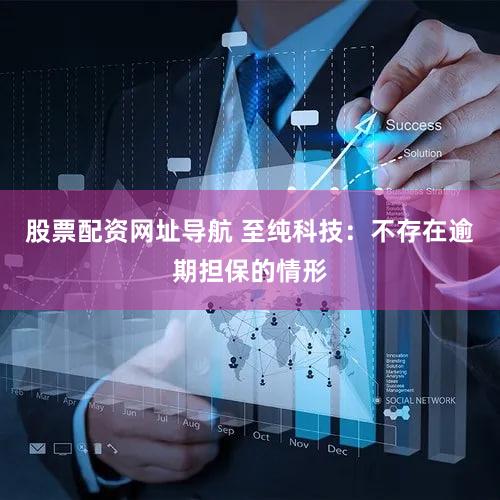 股票配资网址导航 至纯科技：不存在逾期担保的情形