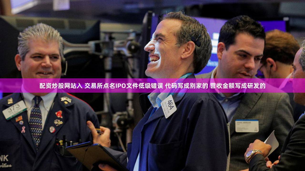 配资炒股网站入 交易所点名IPO文件低级错误 代码写成别家的 营收金额写成研发的